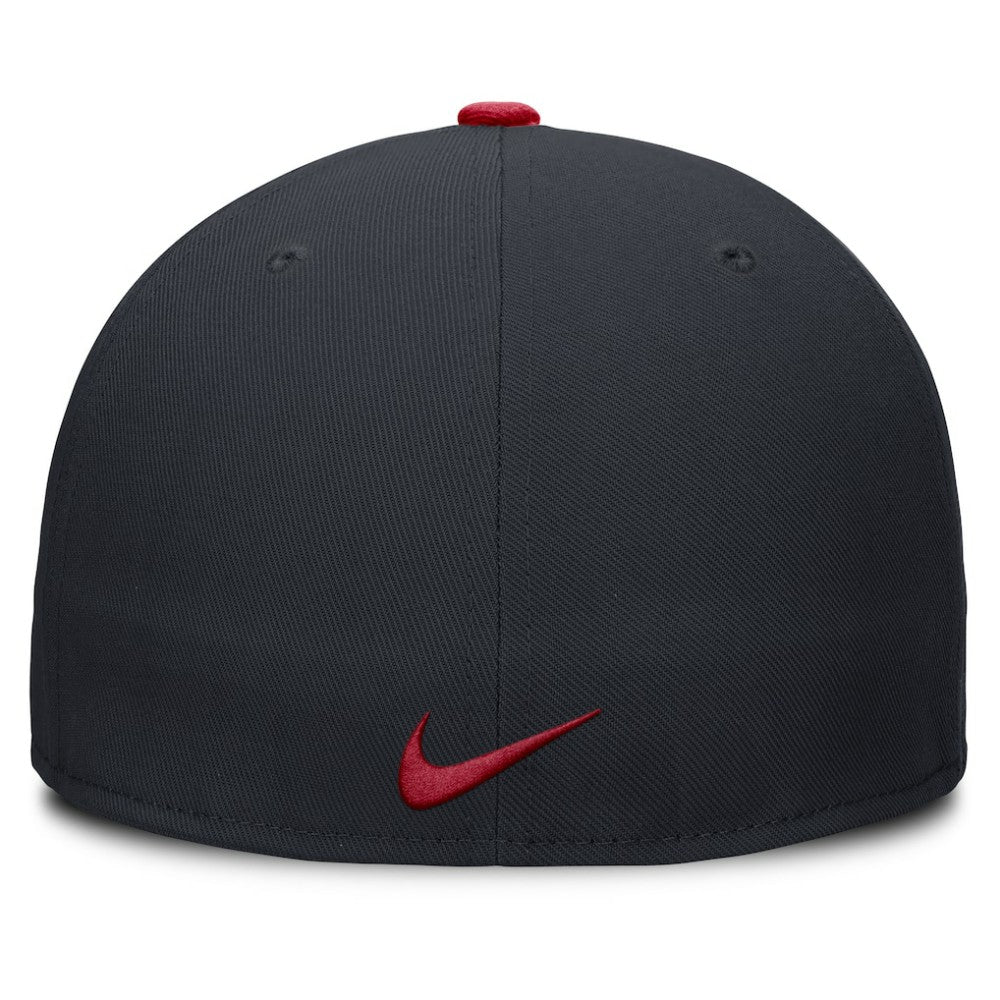 Atlanta Braves Nike Primetime Dri-FIT Round Bill True Fitted Hat for sale