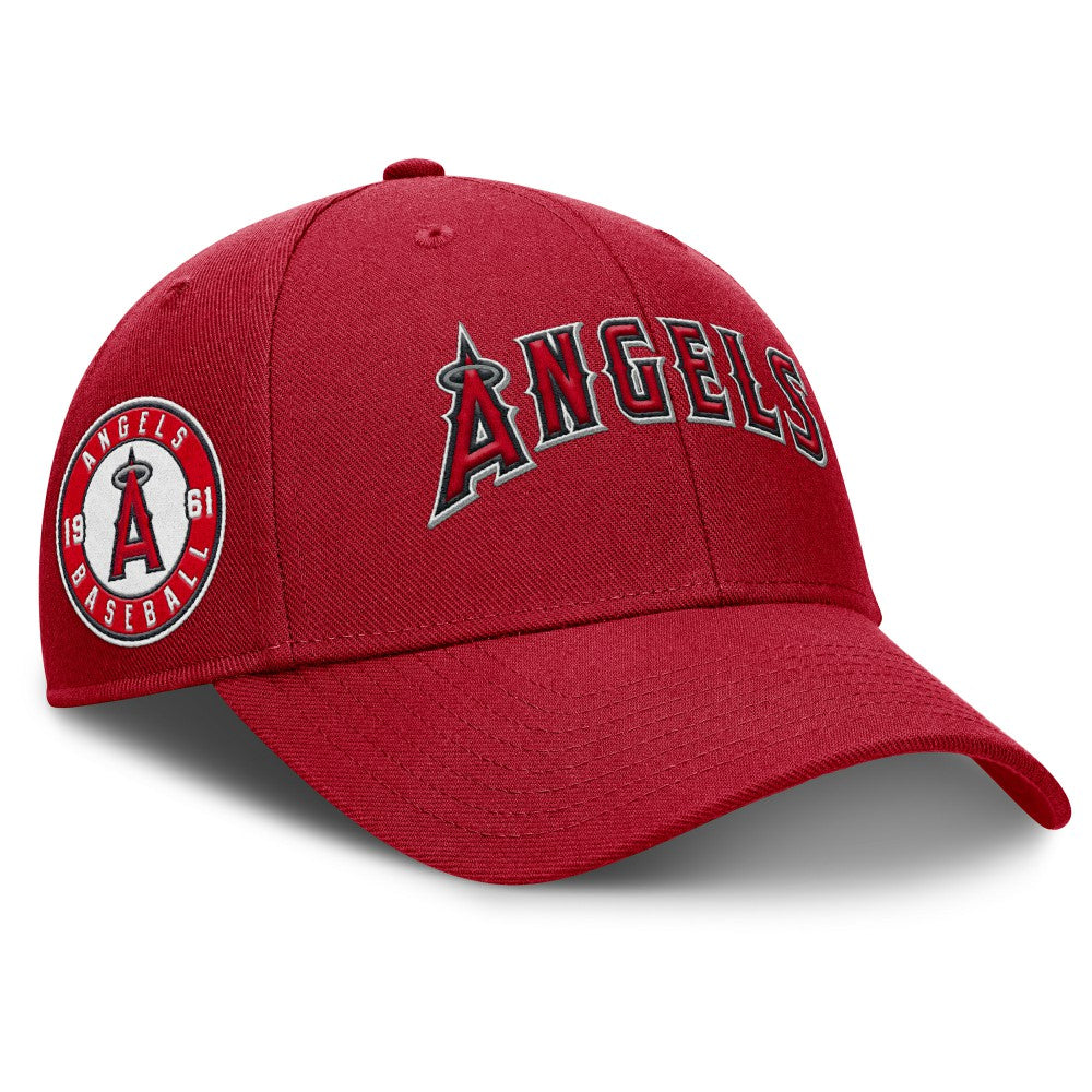 Los Angeles Angels Nike Rise Gaberdine Adjustable Hat for sale