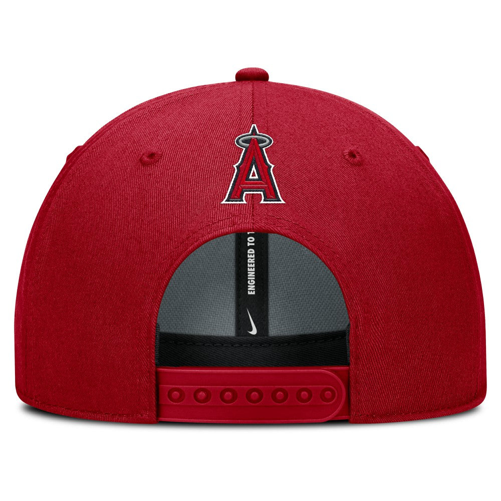 Los Angeles Angels Nike Rise Gaberdine Adjustable Hat for sale