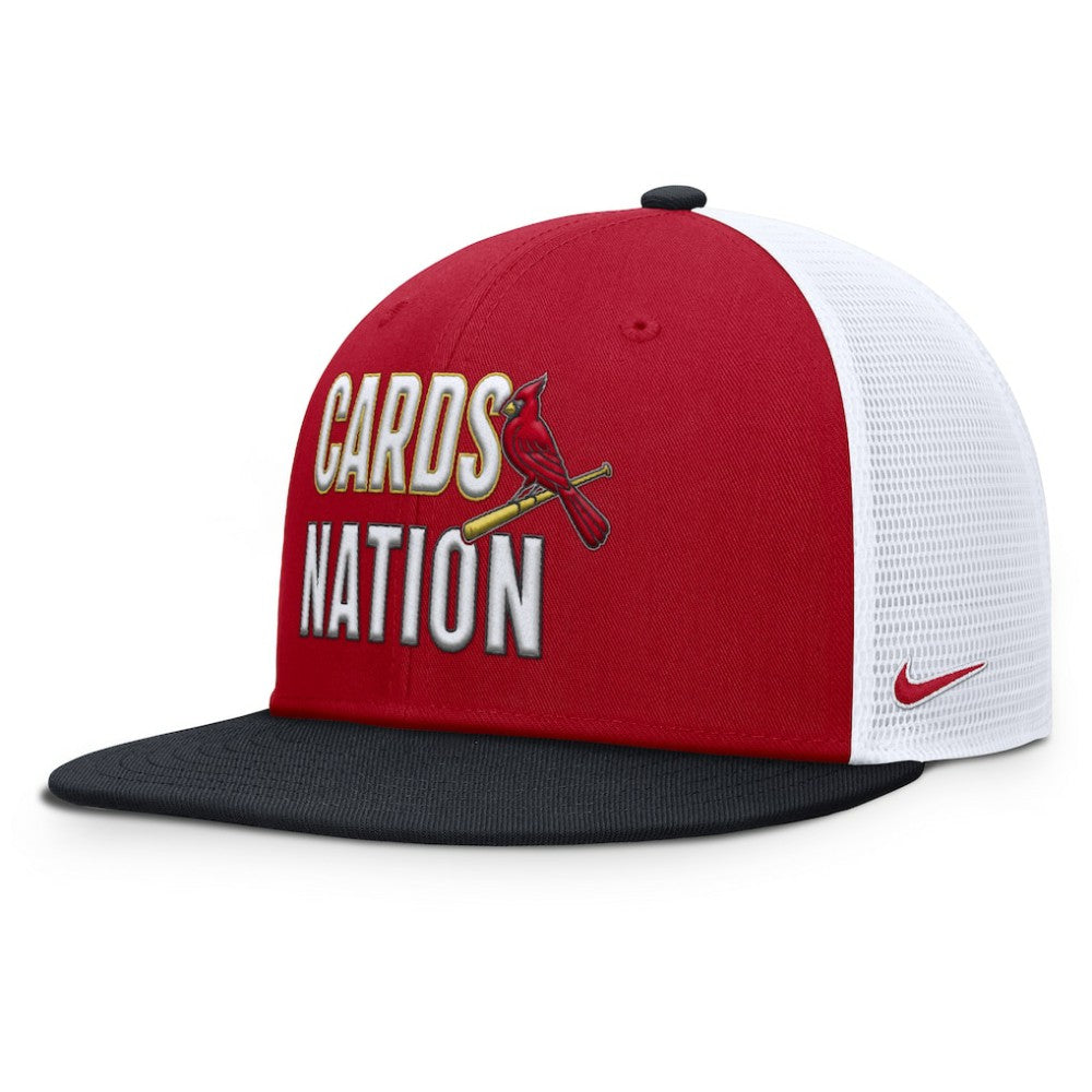 St. Louis Cardinals Nike Pro Trucker Snapback Hat Discount
