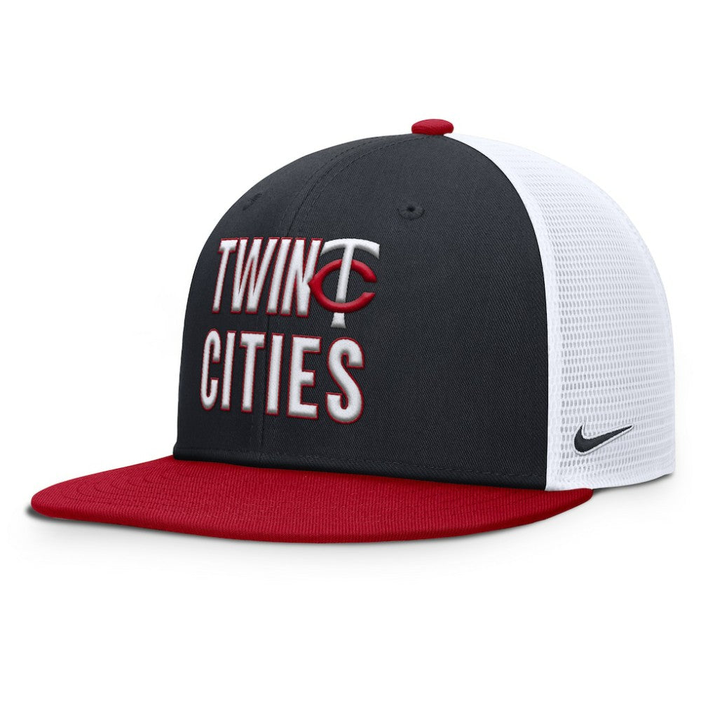 Minnesota Twins Nike Pro Trucker Snapback Hat Online