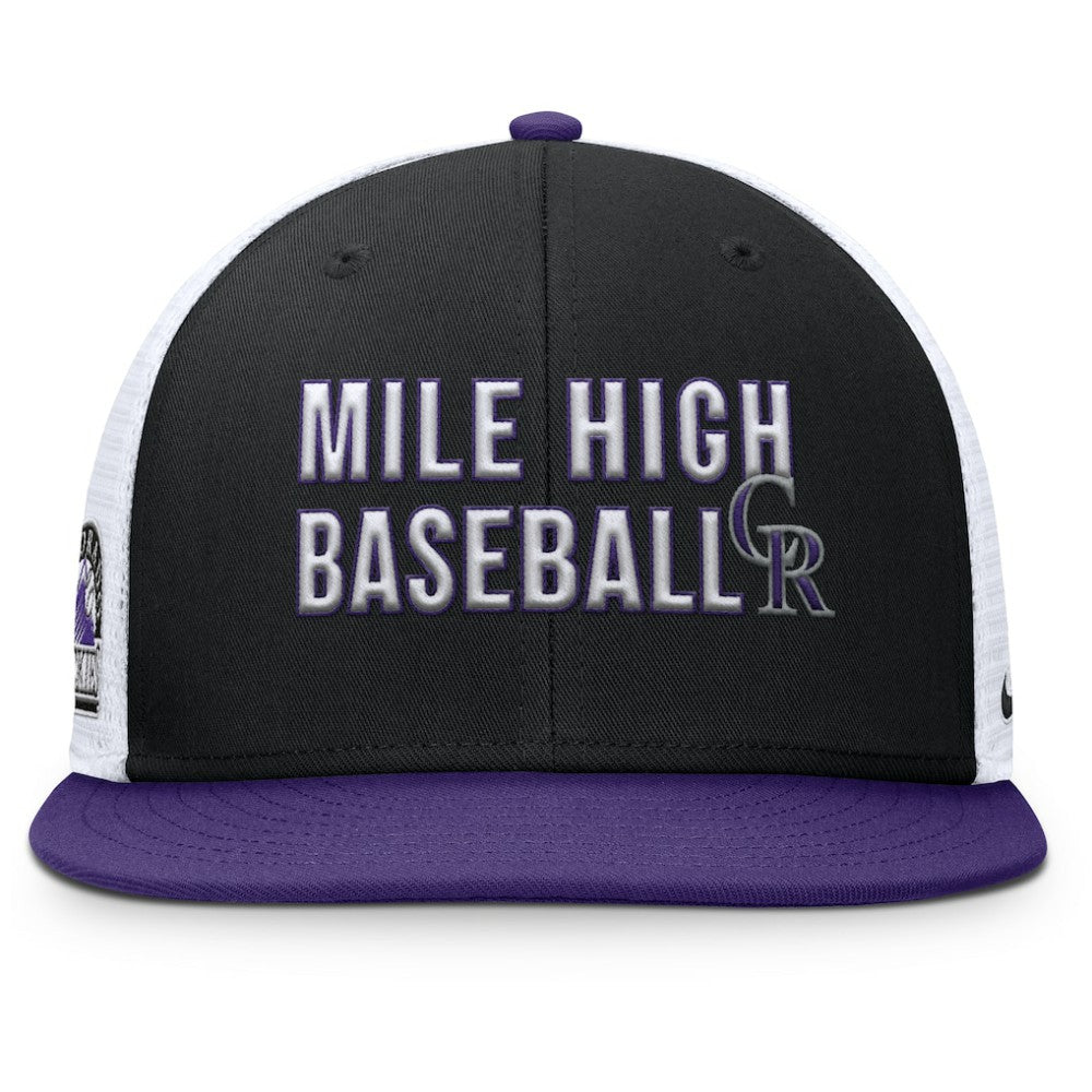 Colorado Rockies Nike Pro Trucker Snapback Hat Sale