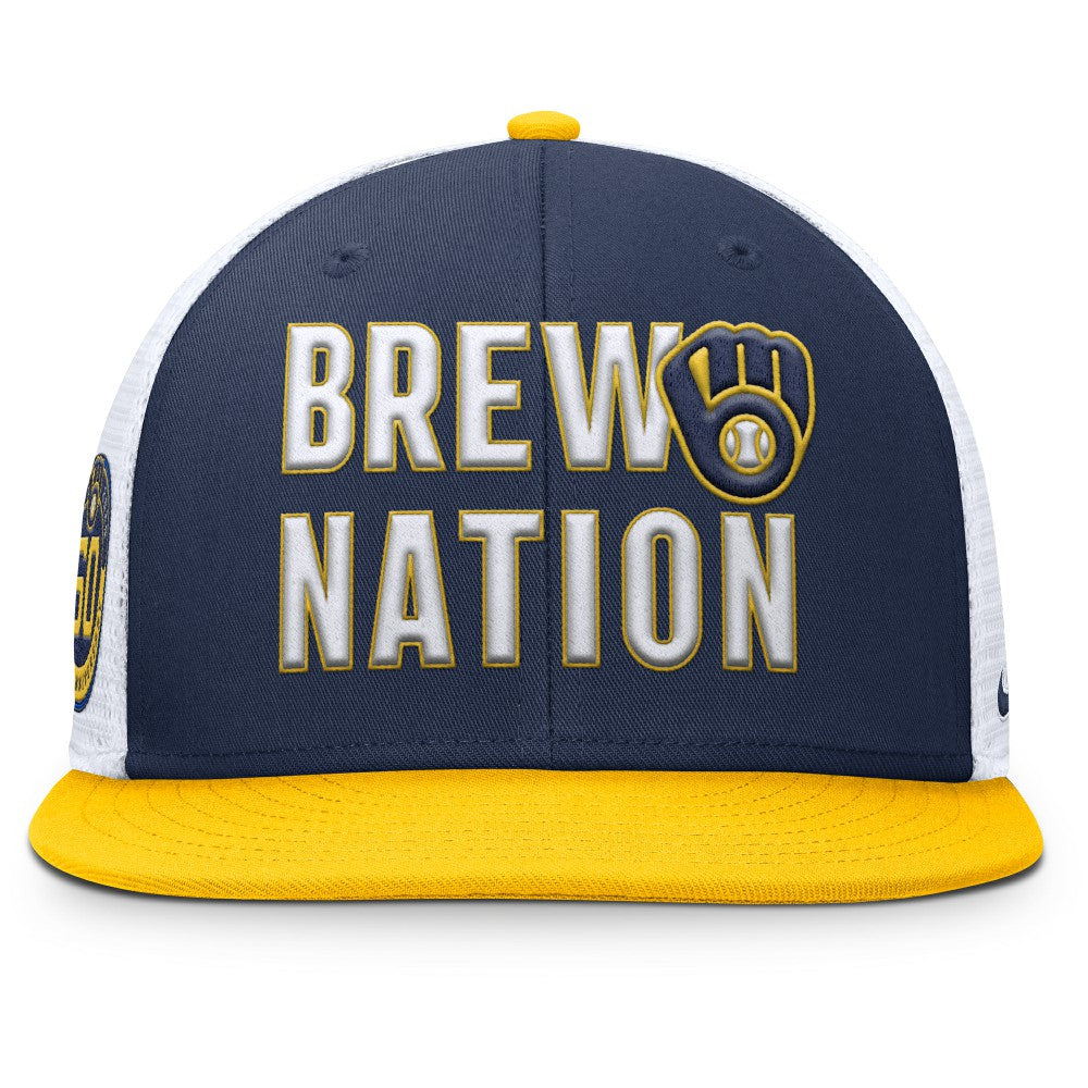 Milwaukee Brewers Nike Pro Trucker Snapback Hat Sale
