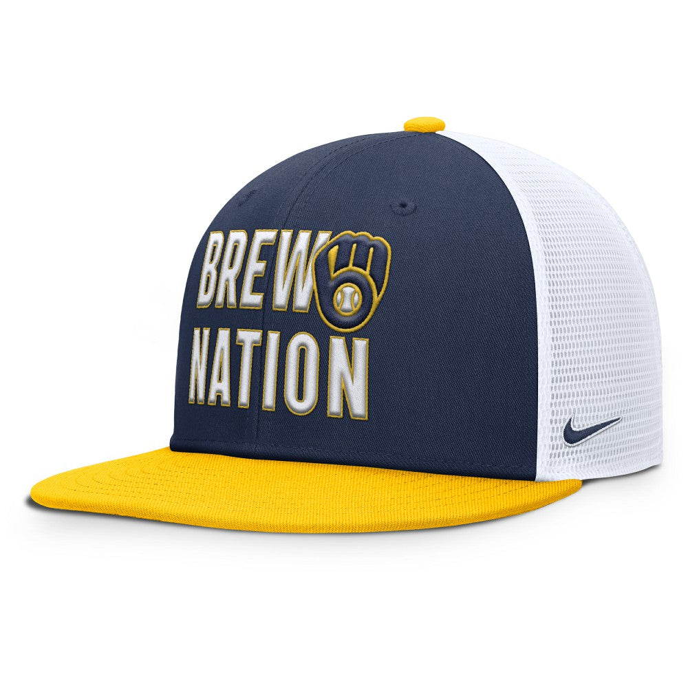Milwaukee Brewers Nike Pro Trucker Snapback Hat Sale