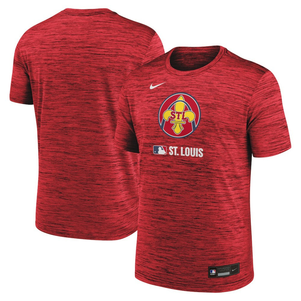 St. Louis Cardinals Nike Authentic Collection City Connect Velocity Dri-FIT T-Shirt Discount