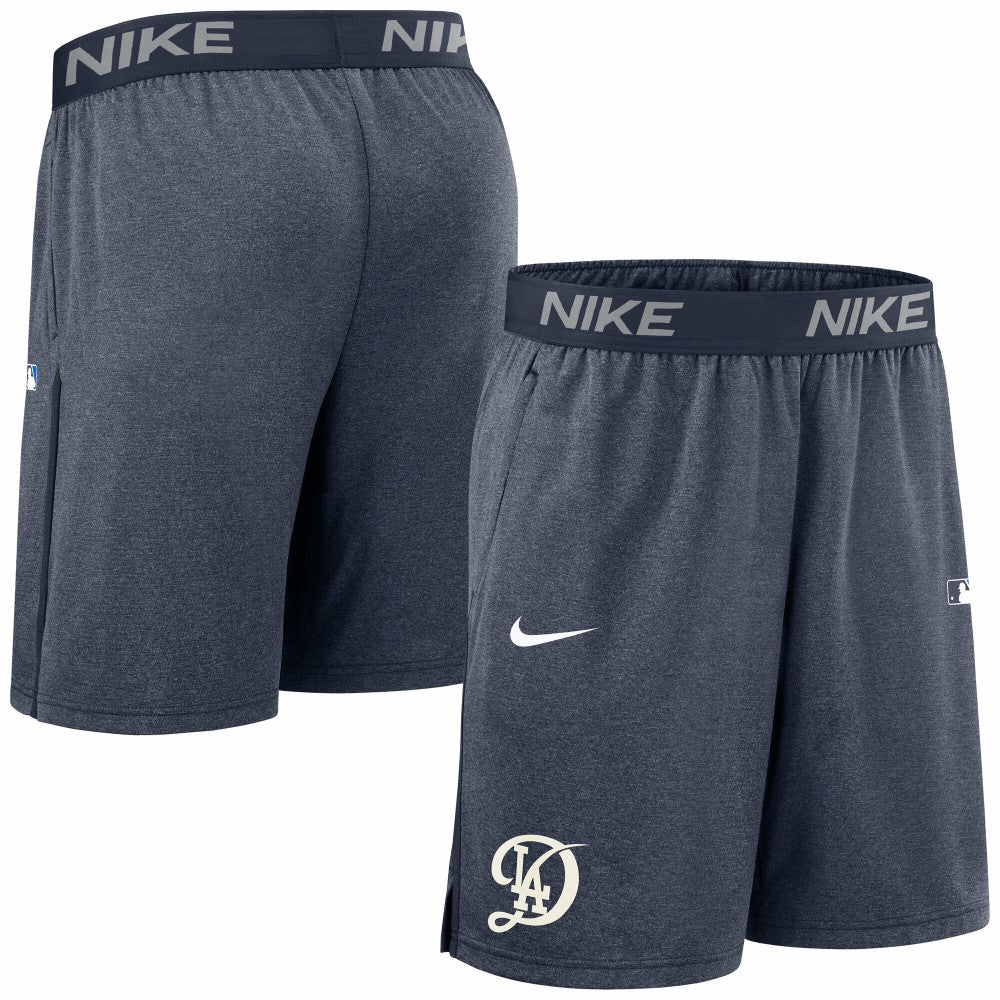 Los Angeles Dodgers Nike Authentic Collection City Connect Performance Knit Shorts Discount