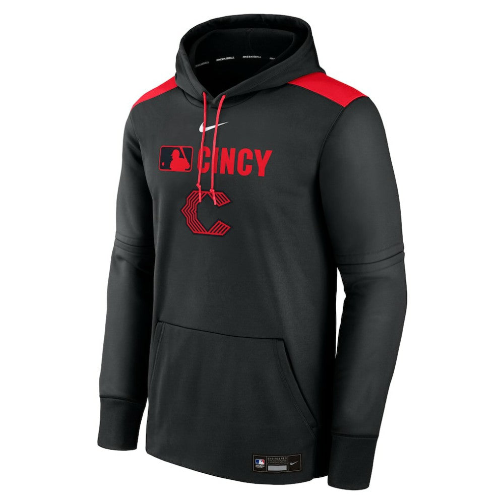 Cincinnati Reds Nike Authentic Collection City Connect Therma Pullover Hoodie Online