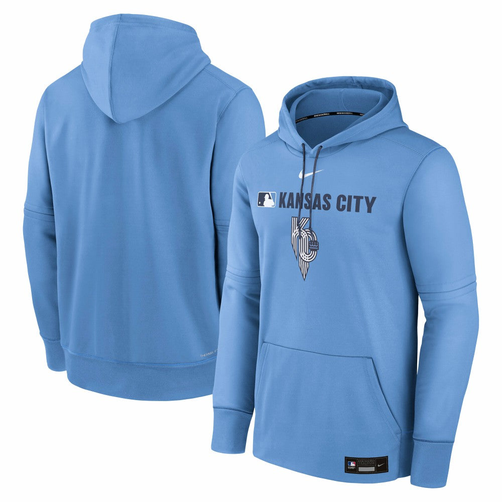 Kansas City Royals Nike Authentic Collection City Connect Therma Pullover Hoodie Online