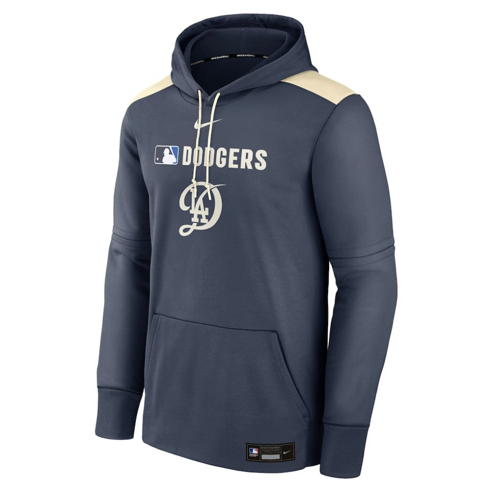 Los Angeles Dodgers Nike Authentic Collection City Connect Therma Pullover Hoodie Online