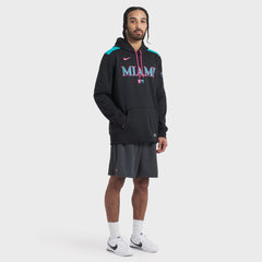 Miami Marlins Nike 2025 City Connect Authentic Collection Therma Pullover Hoodie Outlet