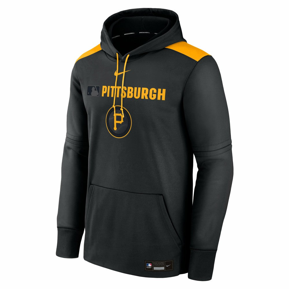 Pittsburgh Pirates Nike Authentic Collection City Connect Therma Pullover Hoodie Online