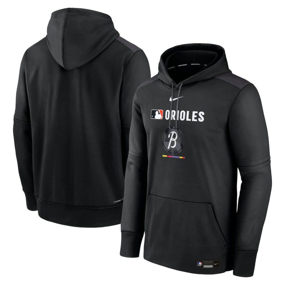 Baltimore Orioles Nike Authentic Collection City Connect Therma Pullover Hoodie for sale