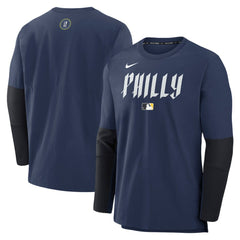 Philadelphia Phillies Nike 2025 City Connect Authentic Collection Player Dri-FIT Lightweight Pullover Outlet