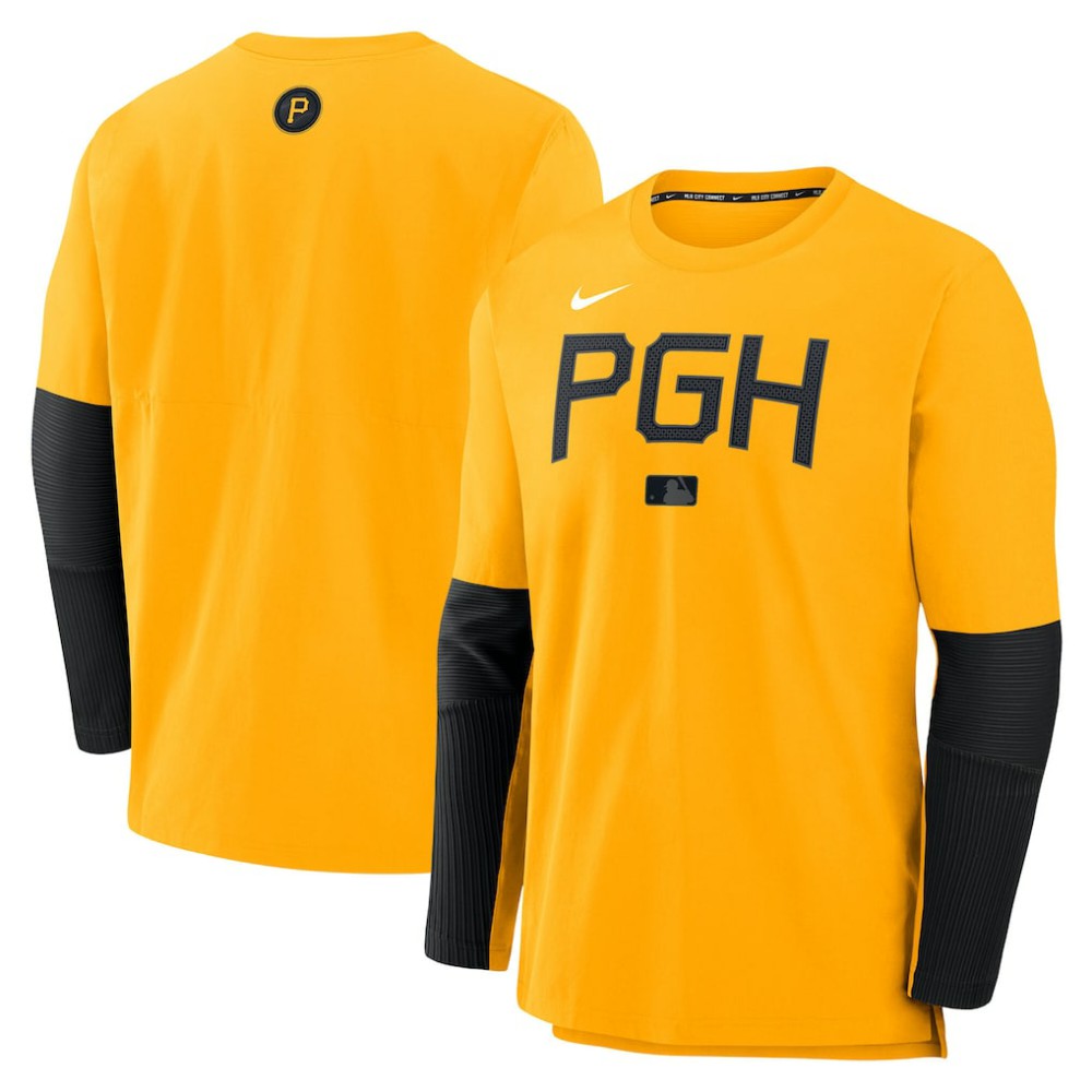 Pittsburgh Pirates Nike 2025 City Connect Authentic Collection Player Dri-FIT Lightweight Pullover Discount