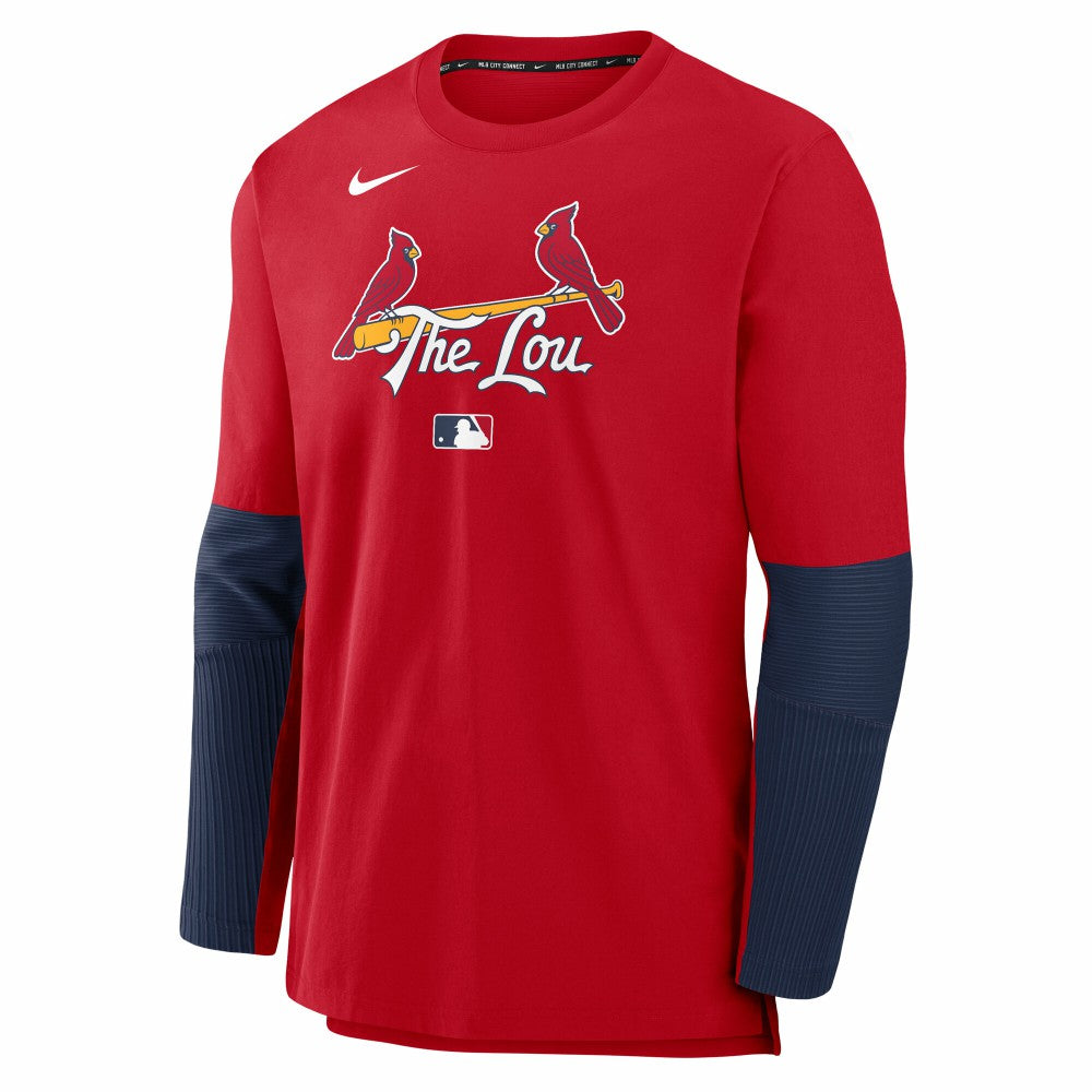St. Louis Cardinals Nike 2025 City Connect Authentic Collection Player Dri-FIT Lightweight Pullover Near Me
