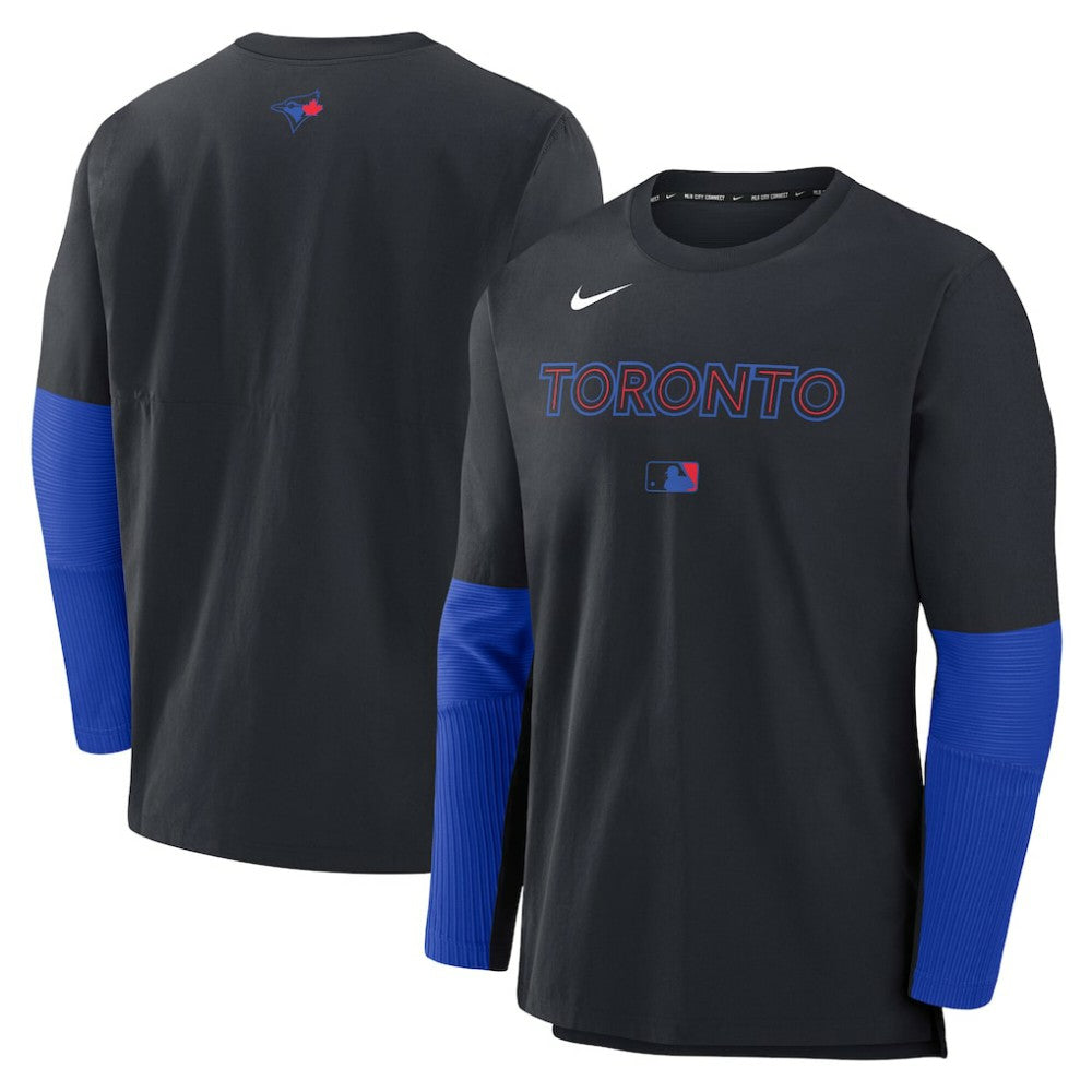 Toronto Blue Jays Nike 2025 City Connect Authentic Collection Player Dri-FIT Lightweight Pullover Sale