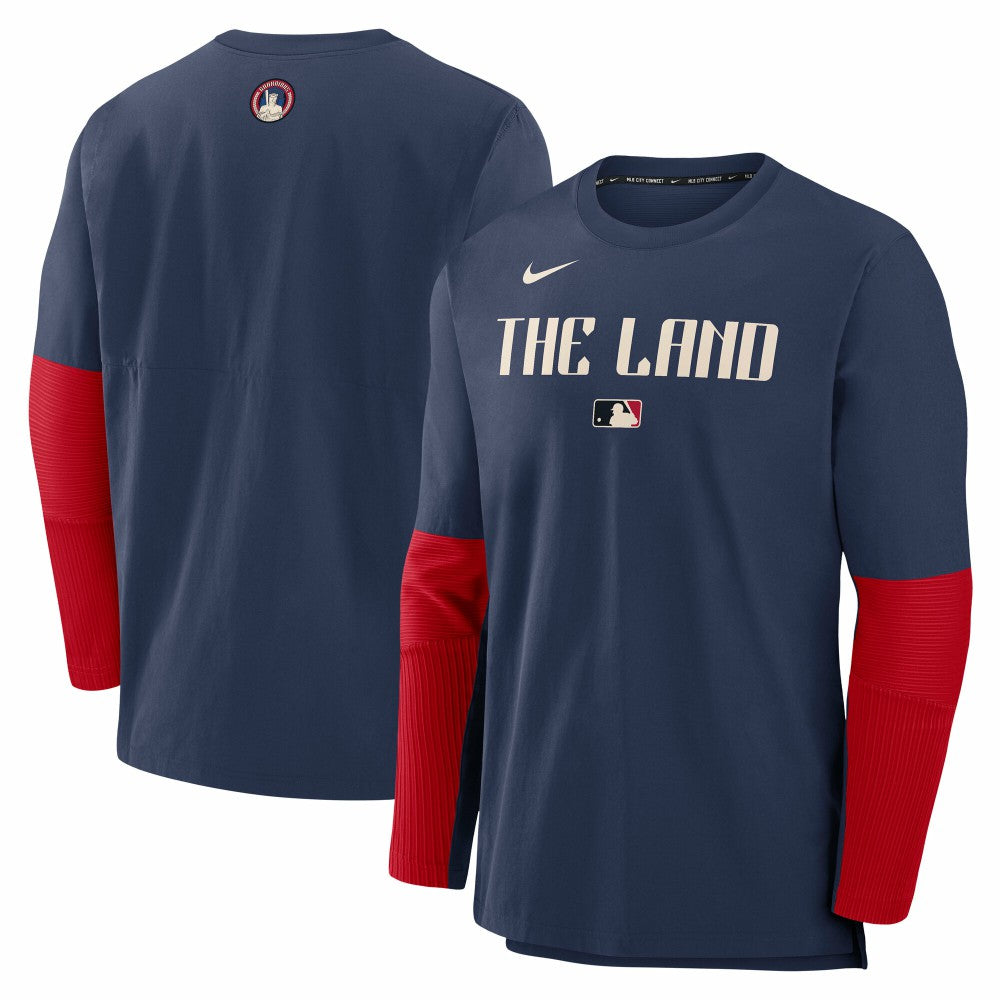 Cleveland Guardians Nike 2025 City Connect Authentic Collection Player Dri-FIT Lightweight Pullover Near Me