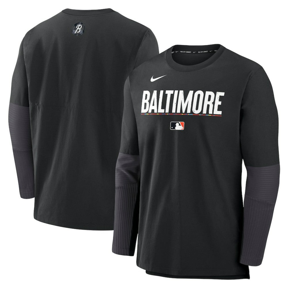 Baltimore Orioles Nike 2025 City Connect Authentic Collection Player Dri-FIT Lightweight Pullover Online