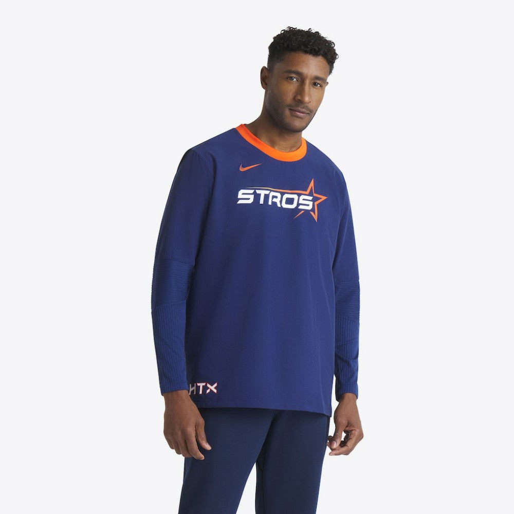 Houston Astros Nike 2025 City Connect Authentic Collection Lightweight Player Performance Long Sleeve Top Sale