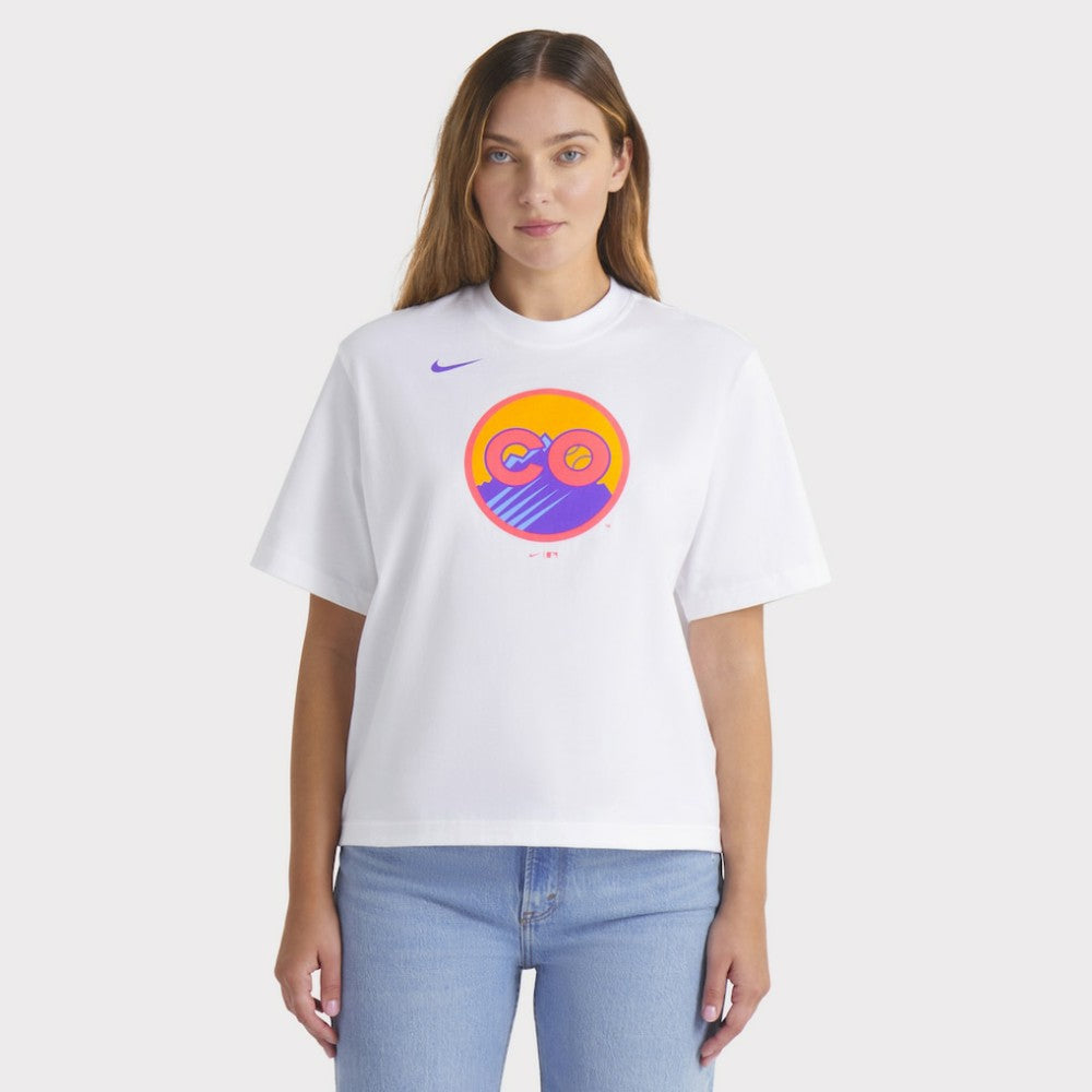 Colorado Rockies Nike 2025 City Connect Logo T-Shirt Discount