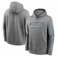Los Angeles Dodgers Nike City Connect Club Hoodie Discount