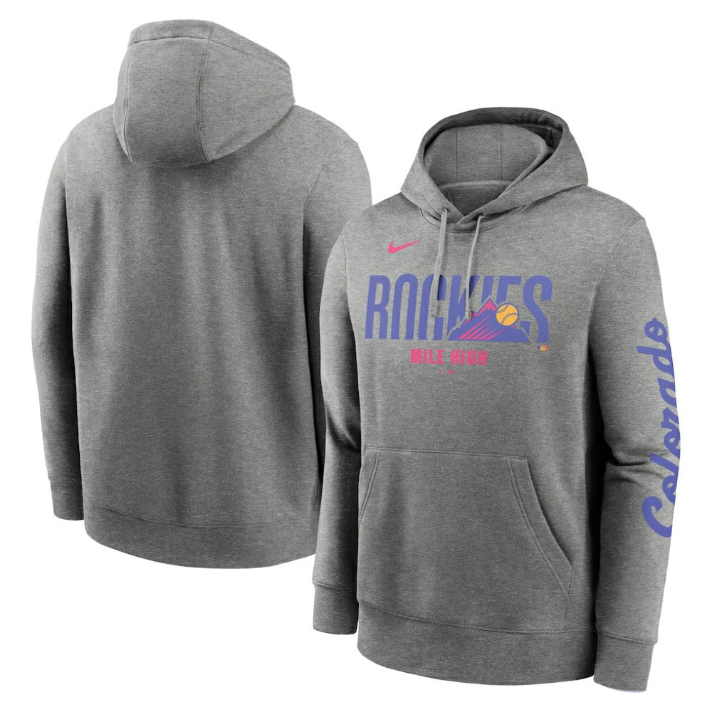 Colorado Rockies Nike 2025 City Connect French Terry Club Fleece Pullover Hoodie Near Me