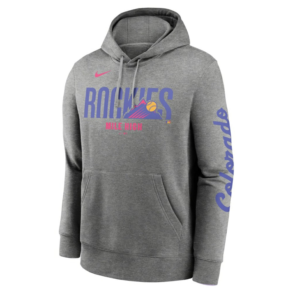 Colorado Rockies Nike 2025 City Connect French Terry Club Fleece Pullover Hoodie Near Me