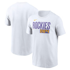 Colorado Rockies Nike City Connect Wordmark T-Shirt Near Me
