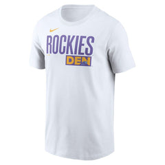 Colorado Rockies Nike City Connect Wordmark T-Shirt Near Me
