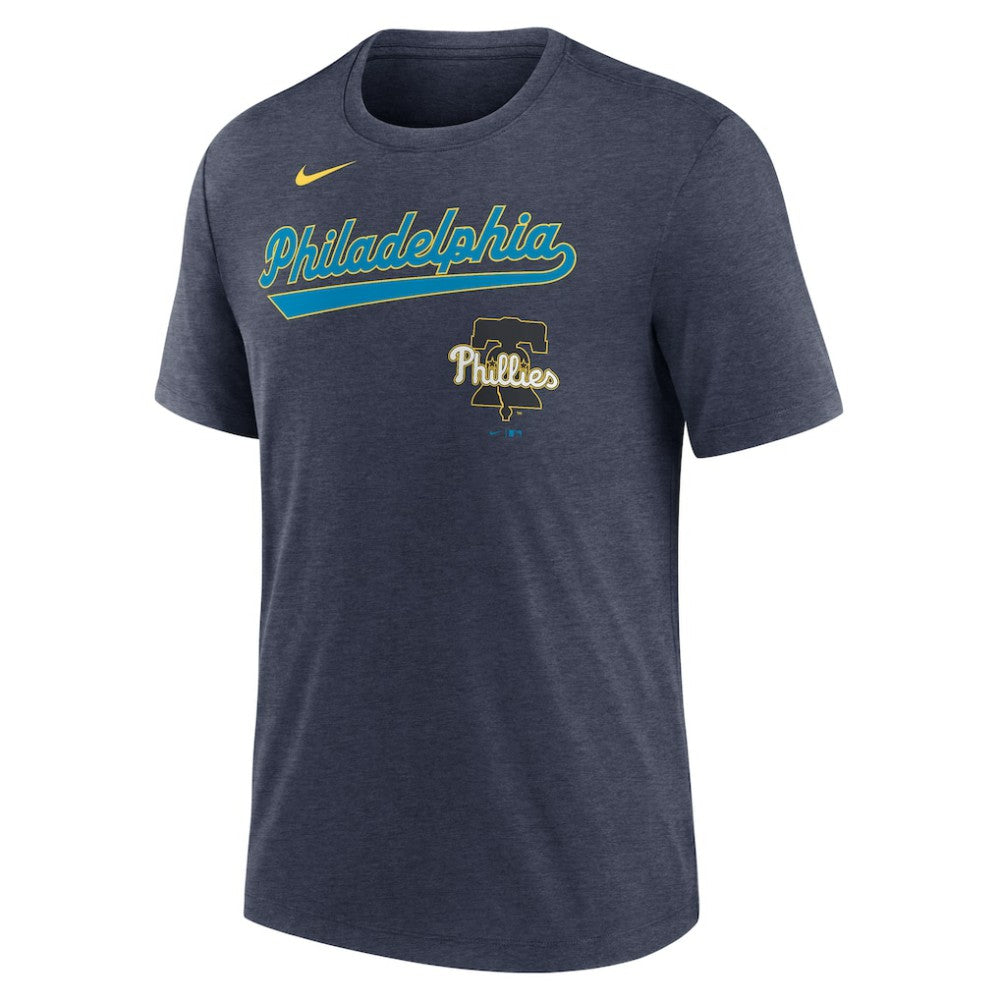 Philadelphia Phillies Nike City Connect Script Tri-Blend T-Shirt Sale