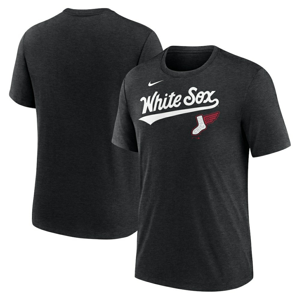 Chicago White Sox Nike City Connect Script Tri-Blend T-Shirt for sale