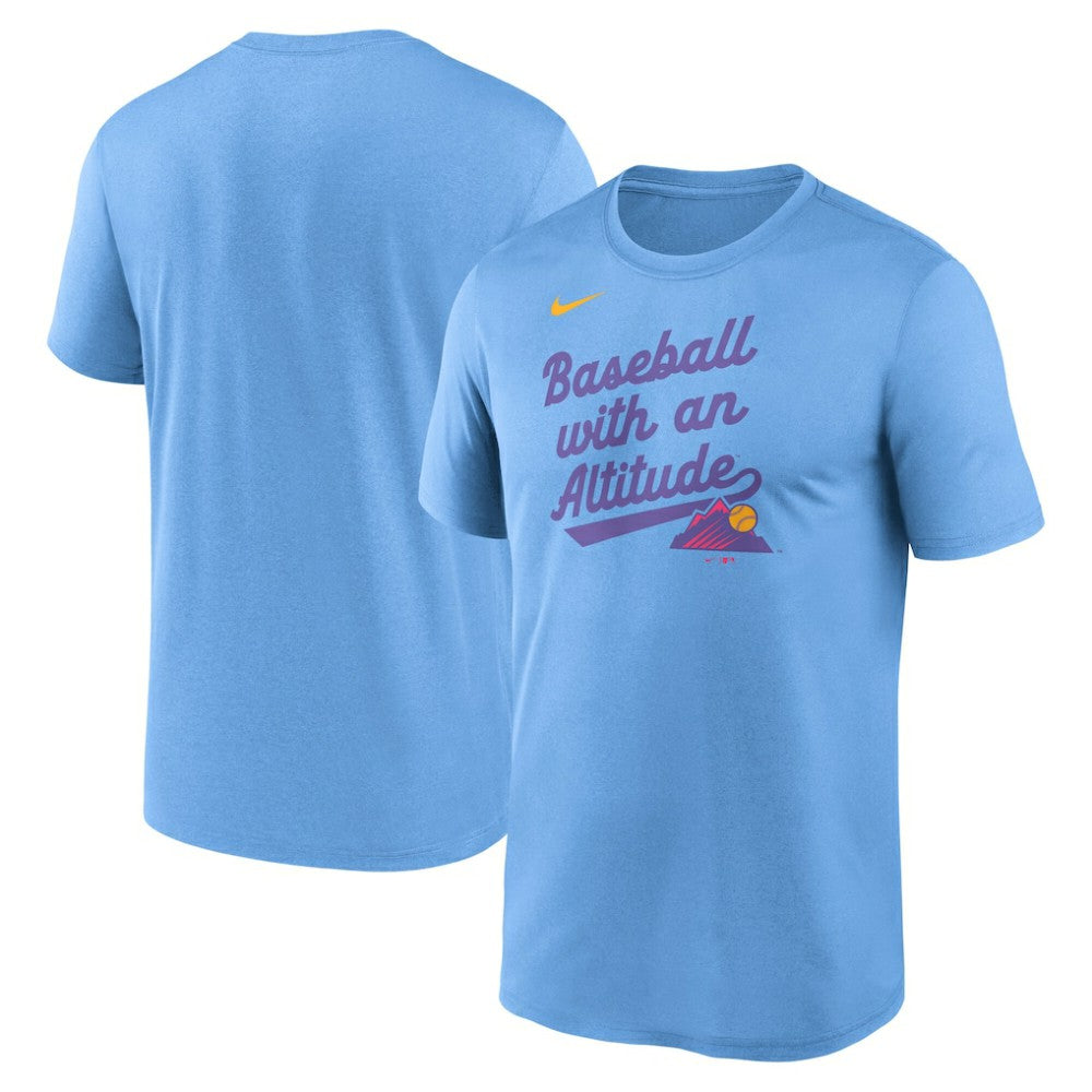 Colorado Rockies Nike 2025 City Connect Team Phrase Legend Performance T-Shirt Sale