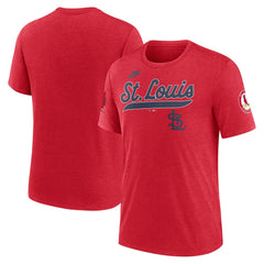 St. Louis Cardinals Nike Cooperstown Collection Eras Tri-Blend T-Shirt Sale