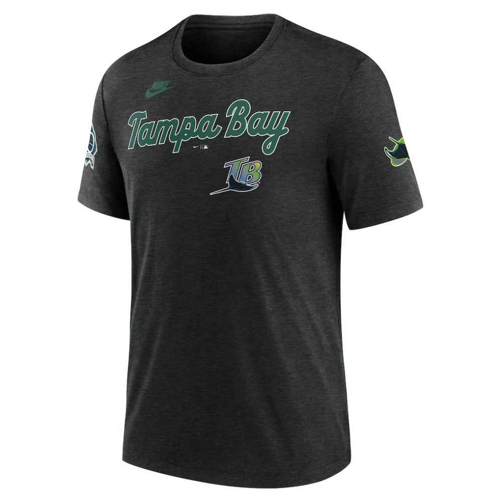 Tampa Bay Rays Nike Cooperstown Collection Eras Tri-Blend T-Shirt for sale