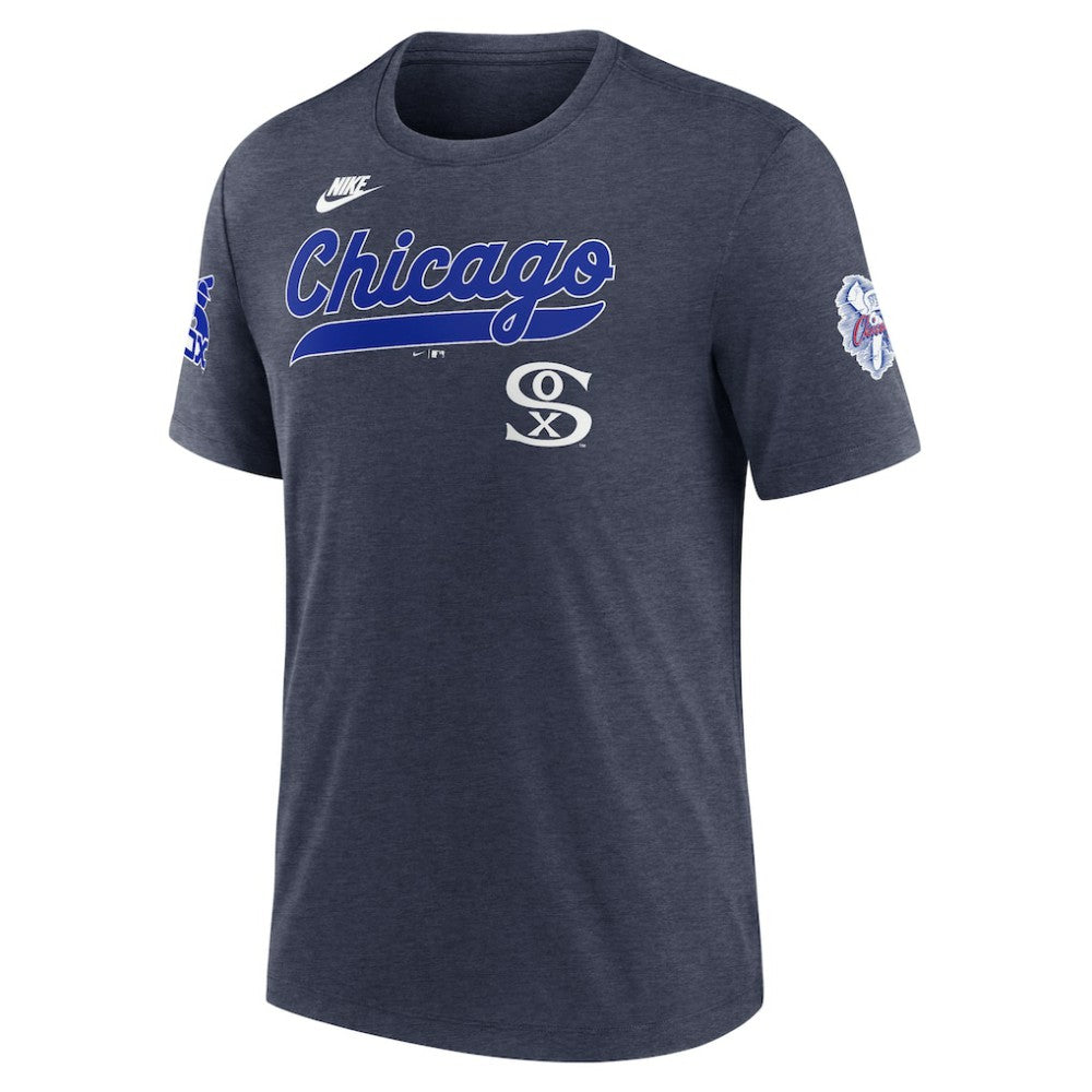 Chicago White Sox Nike Cooperstown Collection Eras Tri-Blend T-Shirt Sale