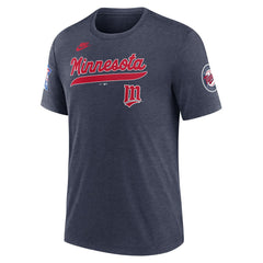 Minnesota Twins Nike Cooperstown Collection Eras Tri-Blend T-Shirt Online