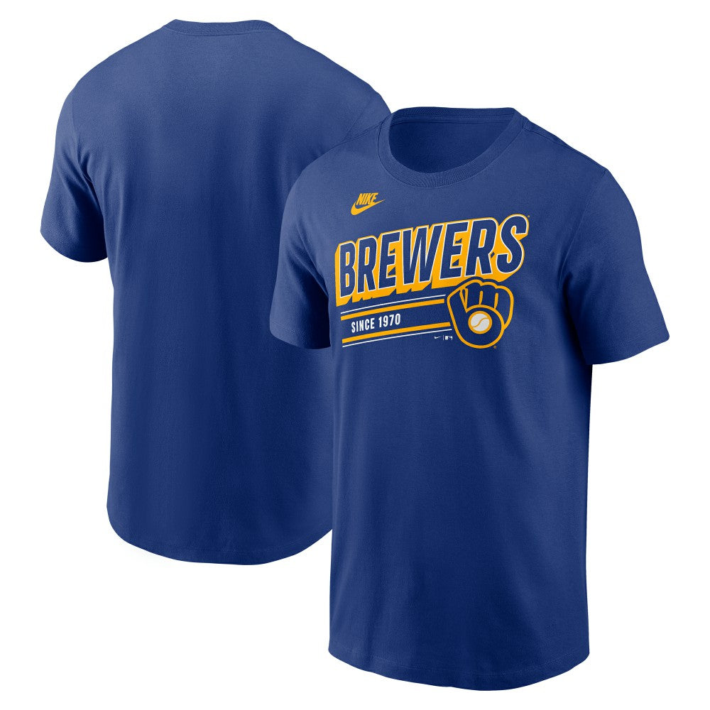 Milwaukee Brewers Nike Cooperstown Collection Retro T-Shirt Sale