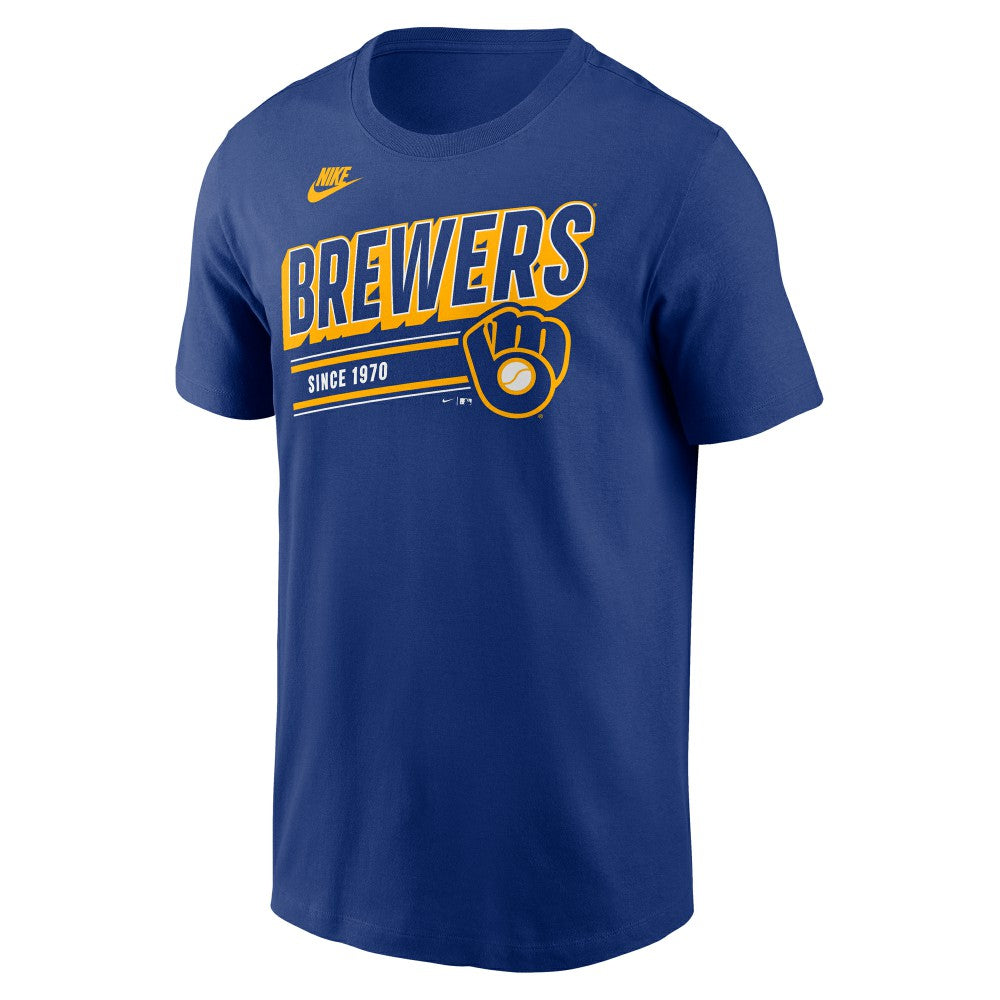 Milwaukee Brewers Nike Cooperstown Collection Retro T-Shirt Sale