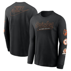 Baltimore Orioles Nike Cooperstown Collection Knockout Long Sleeve T-Shirt Outlet