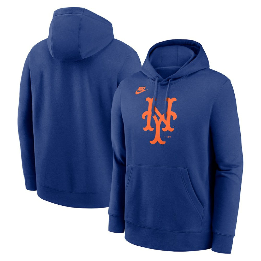 New York Mets Nike Cooperstown Collection Logo Club Hoodie Sale