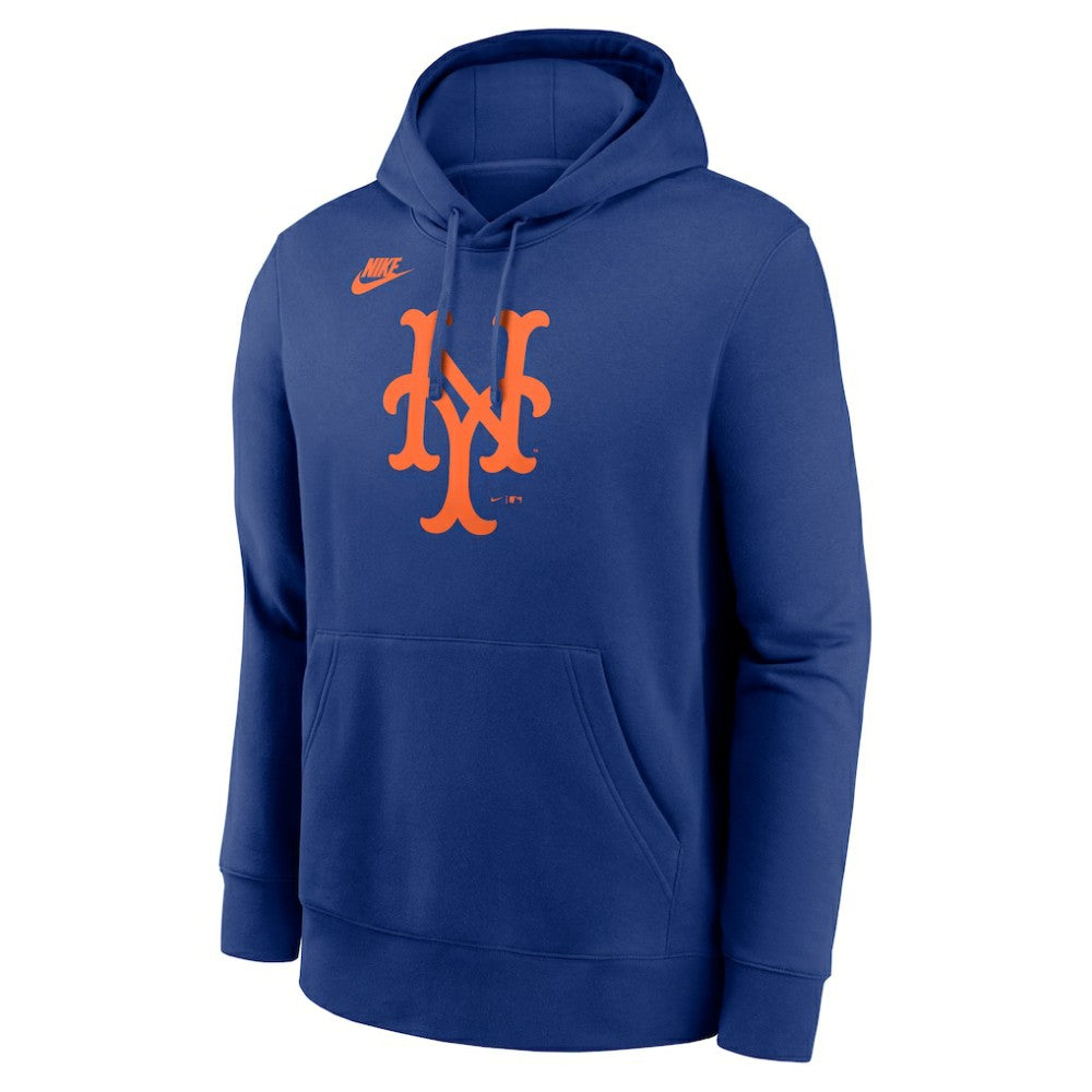 New York Mets Nike Cooperstown Collection Logo Club Hoodie Sale