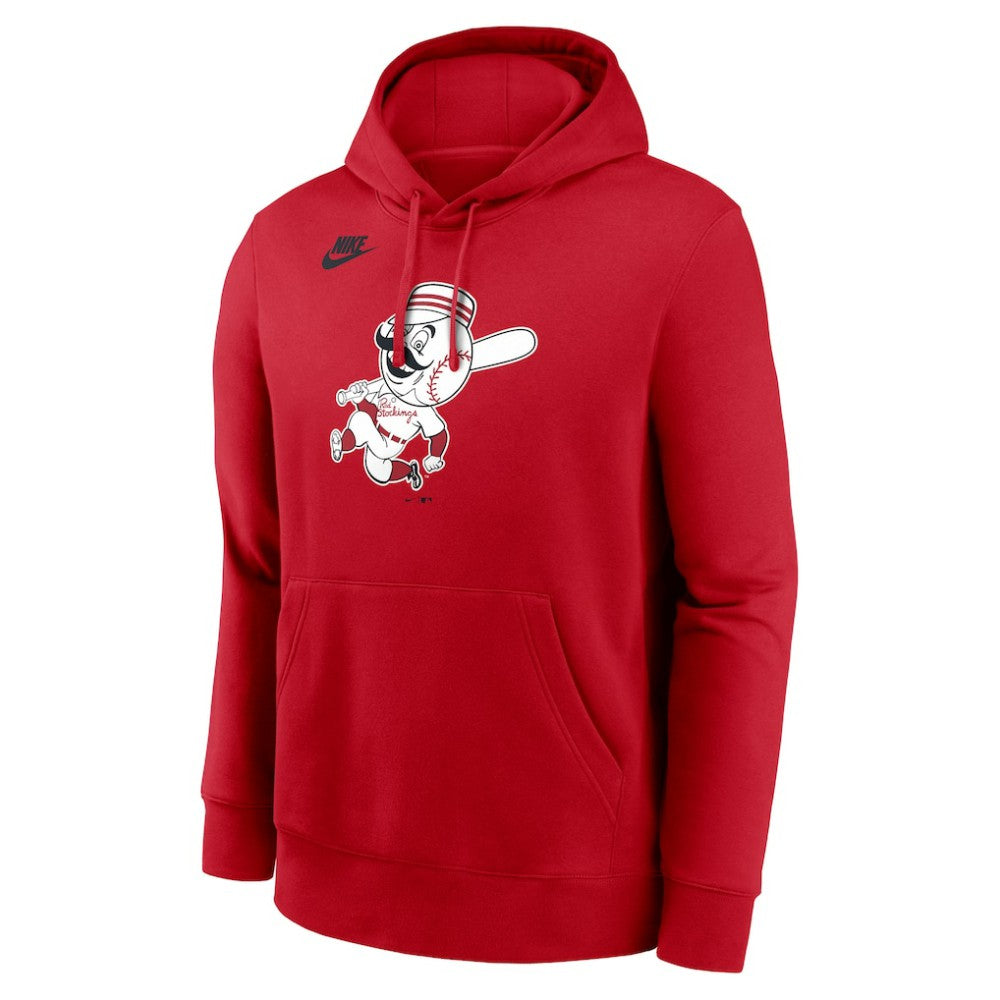 Cincinnati Reds Nike Cooperstown Collection Logo Club Hoodie for sale