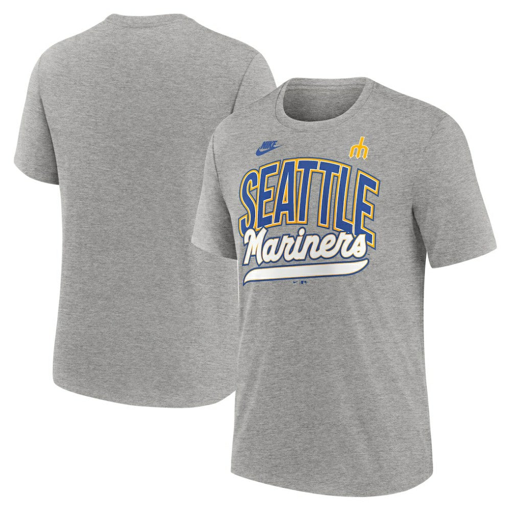 Seattle Mariners Nike Cooperstown Collection Retro Tri-Blend T-Shirt Outlet