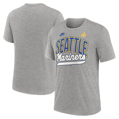 Seattle Mariners Nike Cooperstown Collection Retro Tri-Blend T-Shirt Outlet