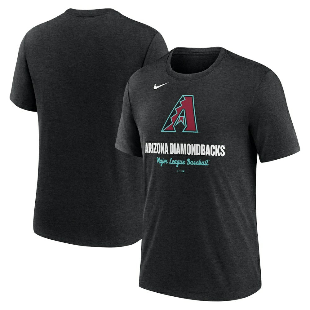 Arizona Diamondbacks Nike Logo Tri-Blend T-Shirt Discount