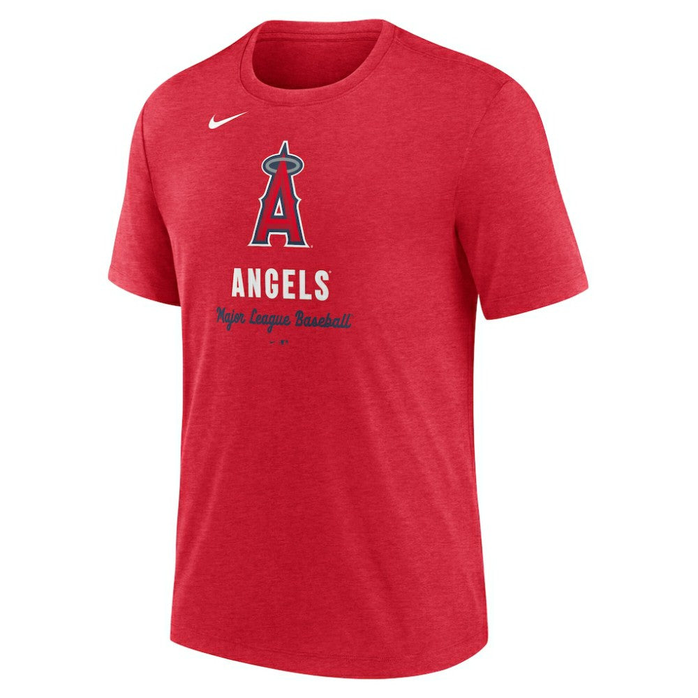 Los Angeles Angels Nike Logo Tri-Blend T-Shirt Online