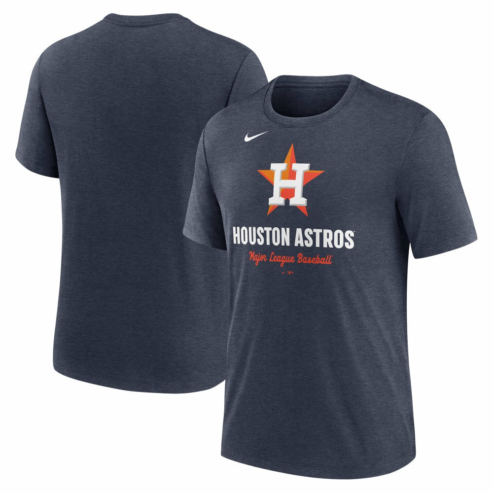 Houston Astros Nike Logo Tri-Blend T-Shirt Discount