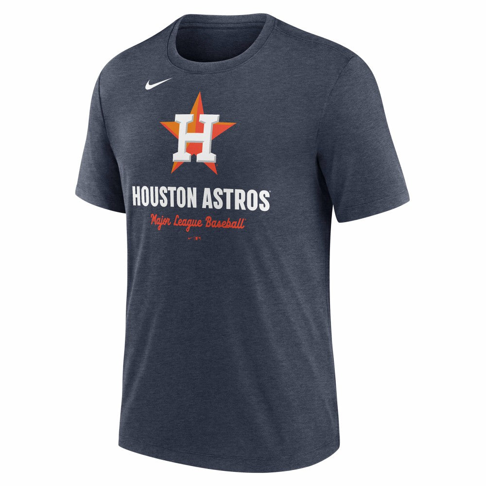 Houston Astros Nike Logo Tri-Blend T-Shirt Discount
