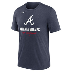 Atlanta Braves Nike Logo Tri-Blend T-Shirt Online