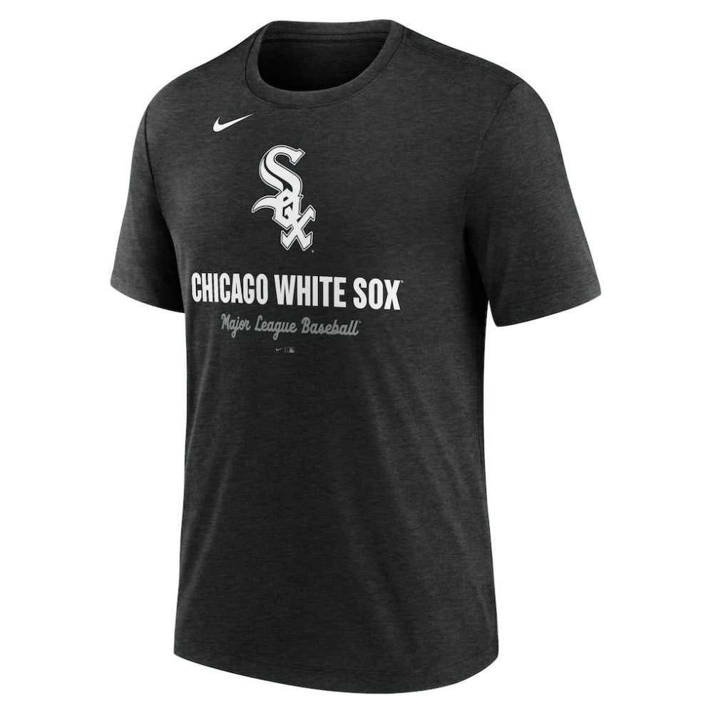 Chicago White Sox Nike Logo Tri-Blend T-Shirt Online